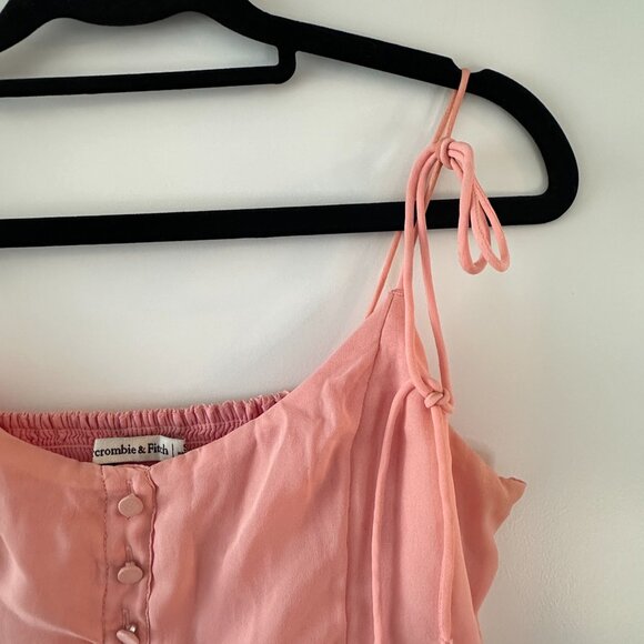 Abercrombie & Fitch Midi Dress (Pink) - Picture 5 of 8